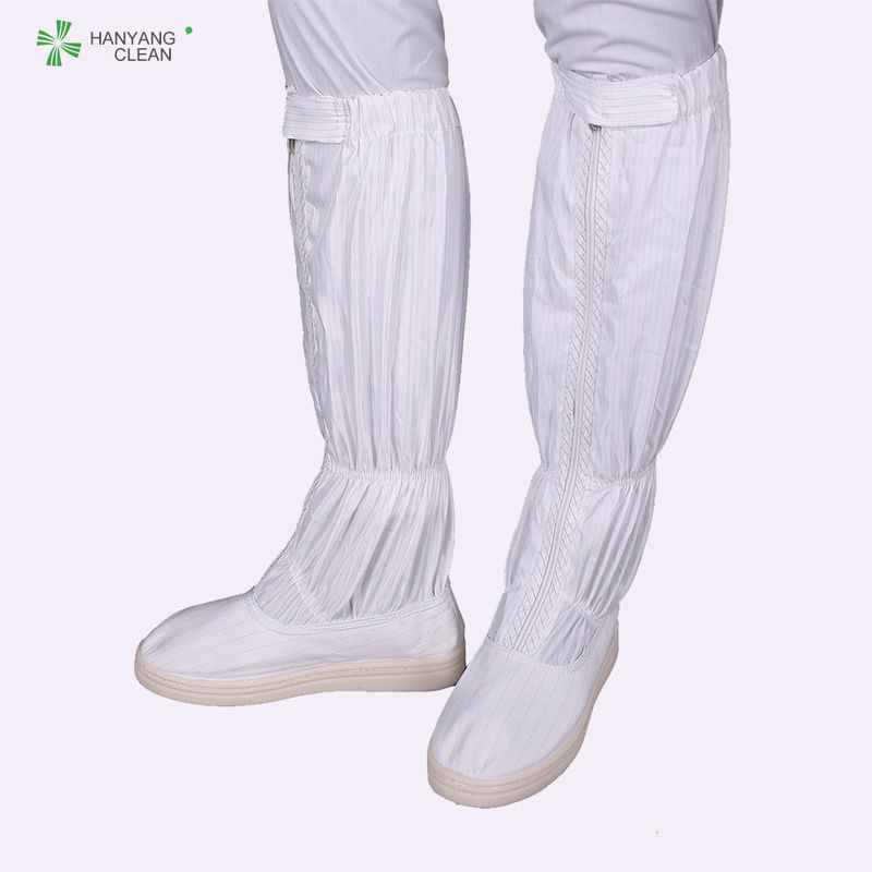 Autoclavable cleanroom antistatic ESD boots  safety shoes antistatic booties for worker